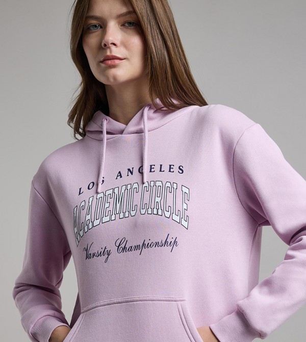 أر آند بي  هوديات و سويتيشيرتات - بنفسجي  هودي