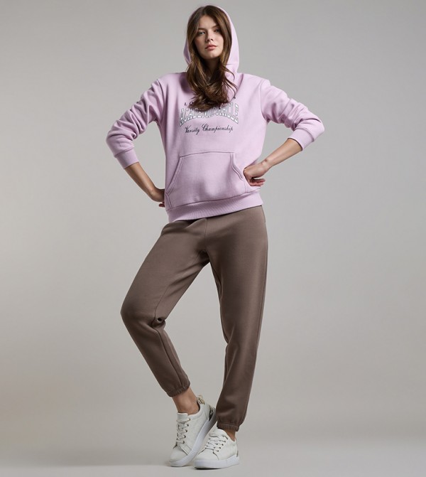 أر آند بي  هوديات و سويتيشيرتات - بنفسجي  هودي