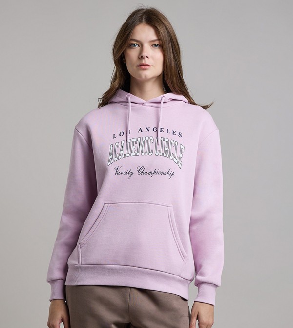 أر آند بي  هوديات و سويتيشيرتات - بنفسجي  هودي