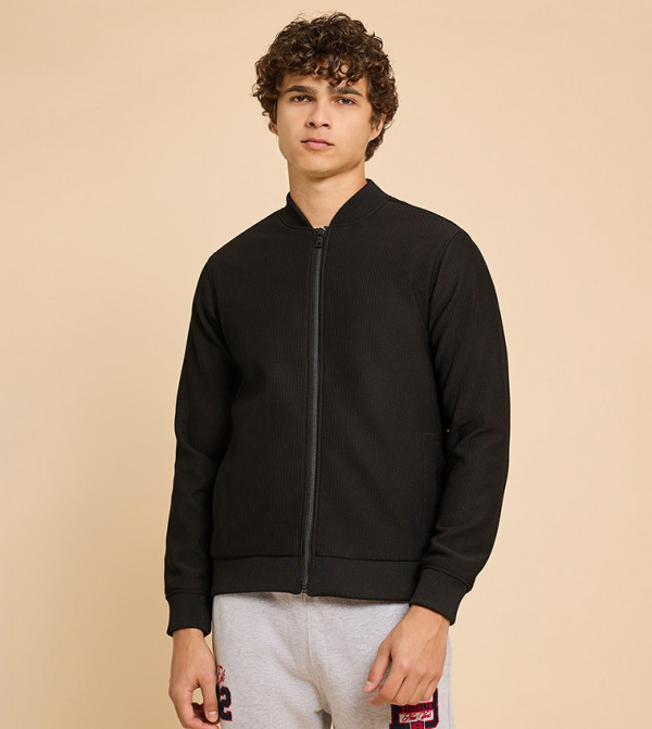 أر آند بي أر آند بي - أسود جاكيتات كاجوال