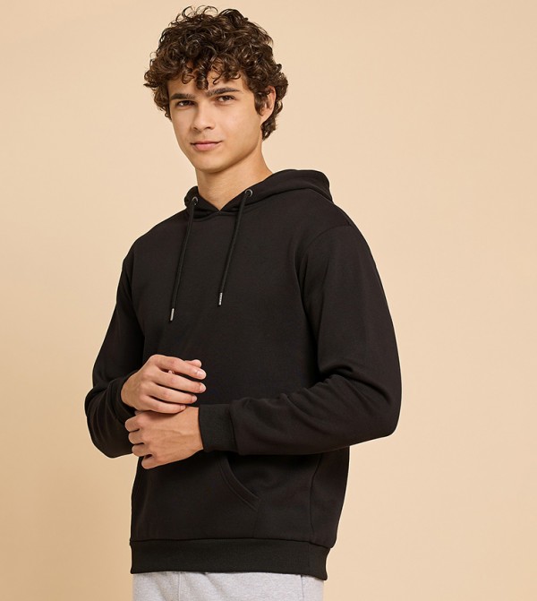 أر آند بي  هودي - أسود هودي