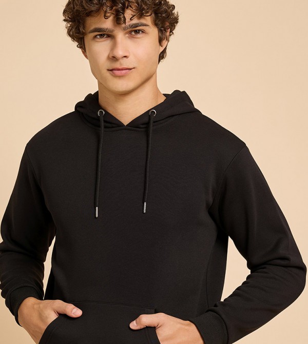 أر آند بي  هودي - أسود هودي