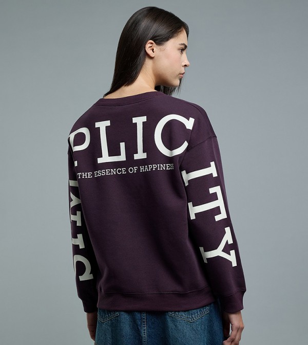 R&B  - Purple Sweatshirts