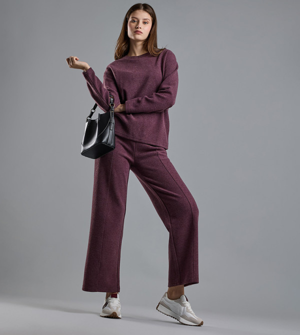 أر آند بي  بناطيل وليقنز - بنفسجي  بنطال كاجوال