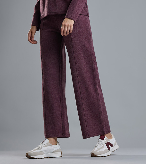 أر آند بي  بناطيل وليقنز - بنفسجي  بنطال كاجوال