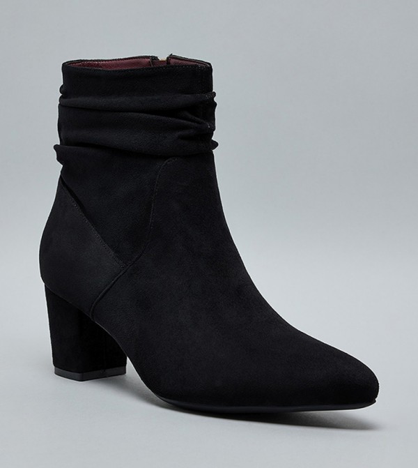 R&B Boots - Black Ankle length Boots