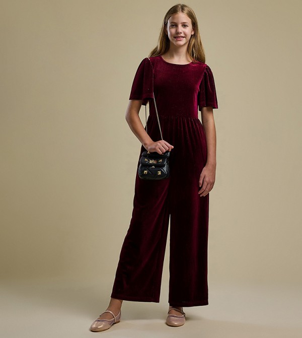 R&B  Onepiece & Bodysuits - Maroon Jumpsuits