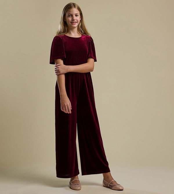 R&B  Onepiece & Bodysuits - Maroon Jumpsuits