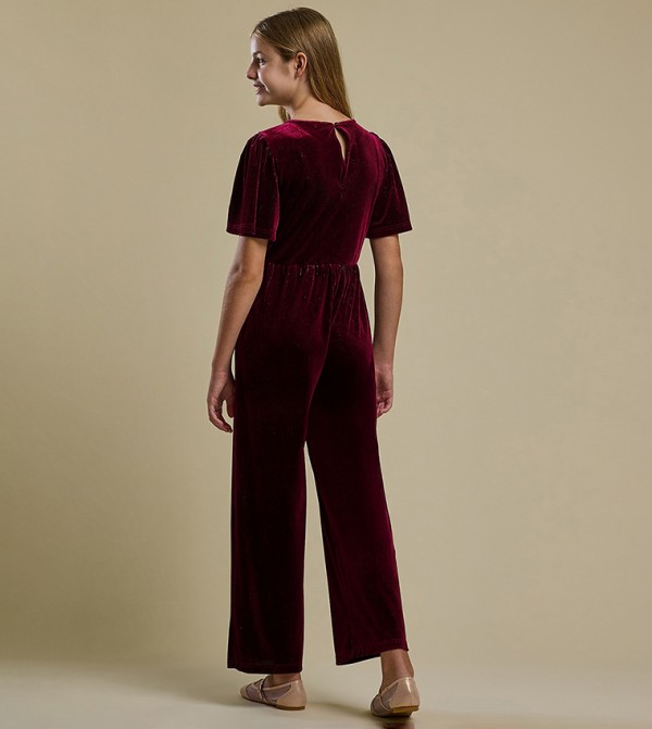 R&B  Onepiece & Bodysuits - Maroon Jumpsuits