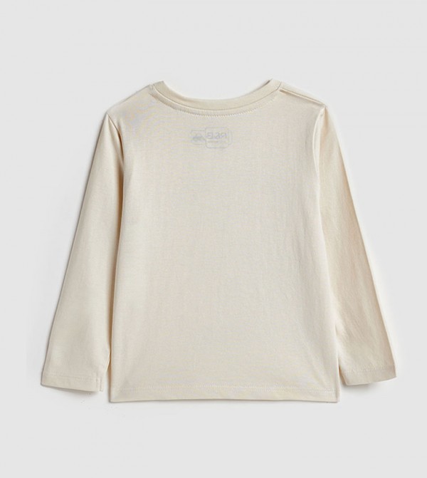 R&B  Clothing - Beige T-shirts