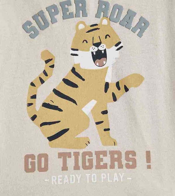 R&B  Clothing - Beige T-shirts