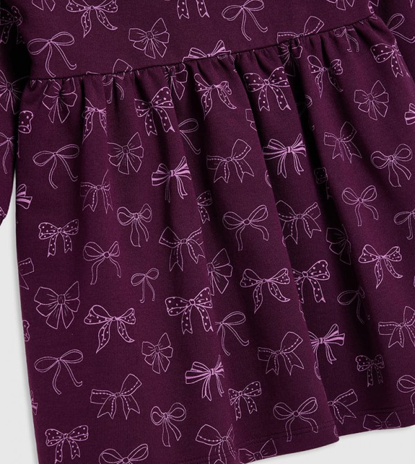 R&B  Dresses - Maroon Casual Dress