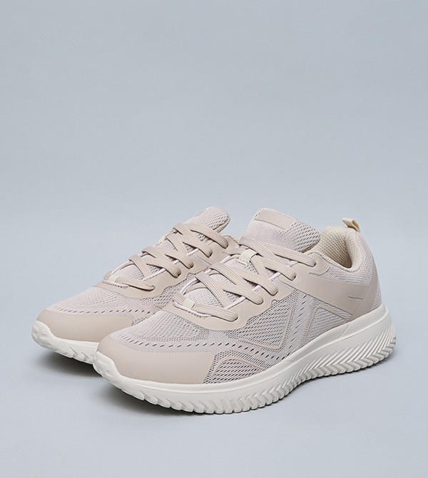R&B  Training Shoes - Beige Training Shoes