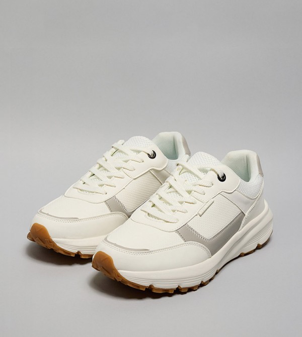 R&B R&B - White Low Top