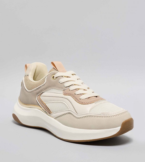 R&B  Training Shoes - Beige Training Shoes