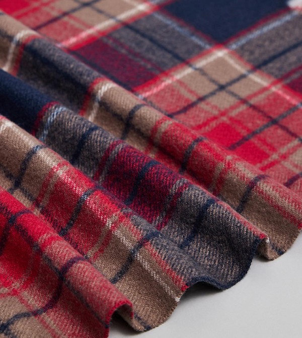 R&B Scarves - Red Blanket Scarves