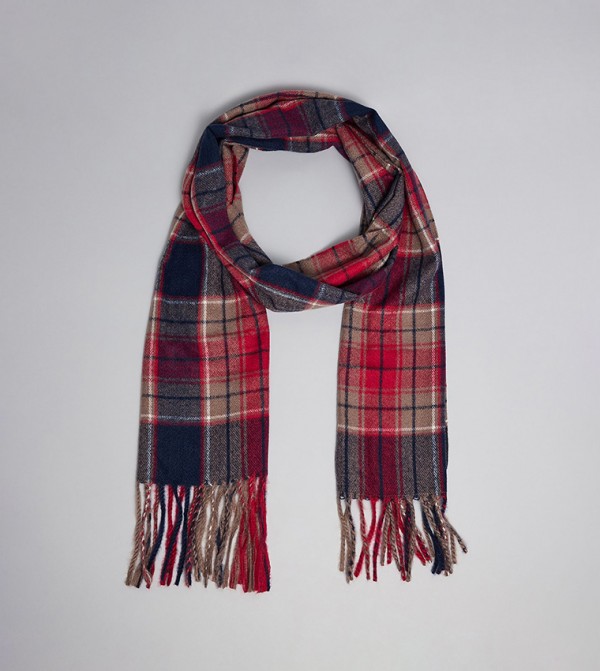 R&B Scarves - Red Blanket Scarves