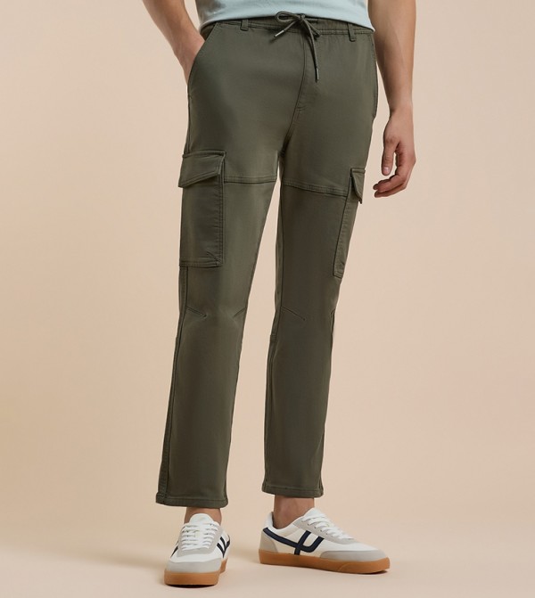 R&B R&B - Olive Casual Pants