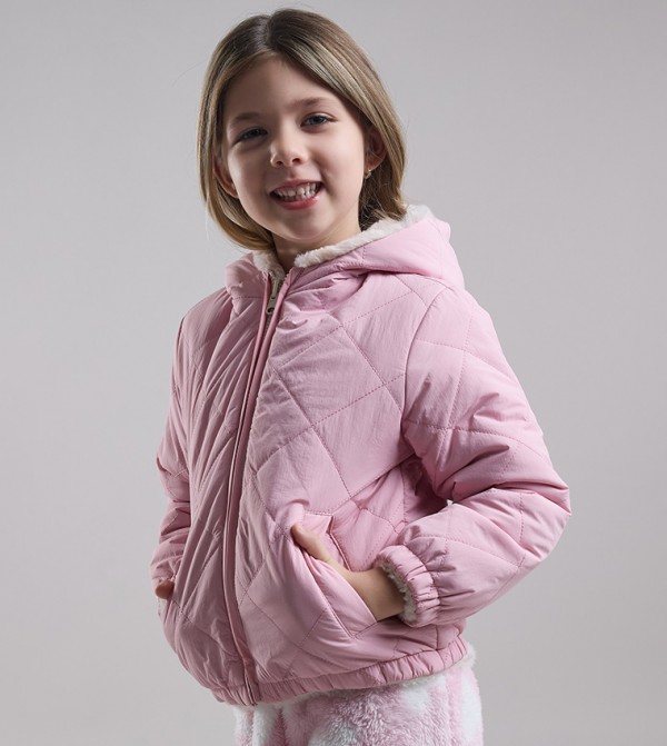 أر آند بي  ملابس الشتاء وملابس خارجية - وردي جاكيتات