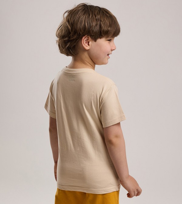 R&B  T-Shirts - Beige T-shirts