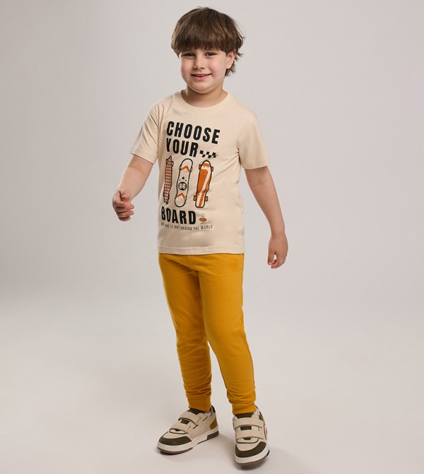 R&B  T-Shirts - Beige T-shirts