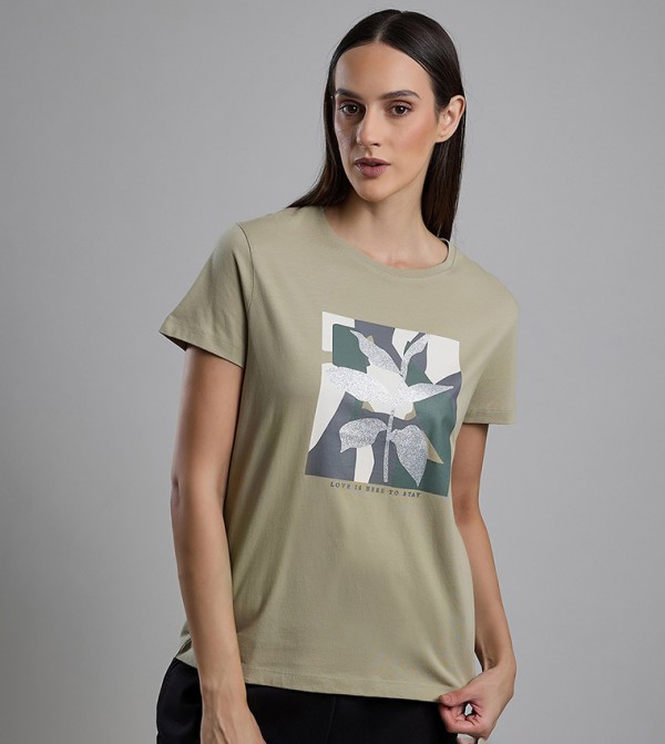 أر آند بي تيشيرتات - أخضر Short Sleeve T-Shirts