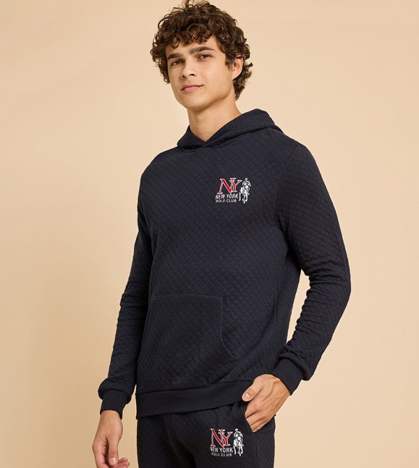 أر آند بي  هودي - كحلي مزرق  هودي