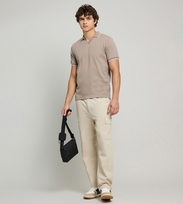 R&B Cargos - Beige Cargos