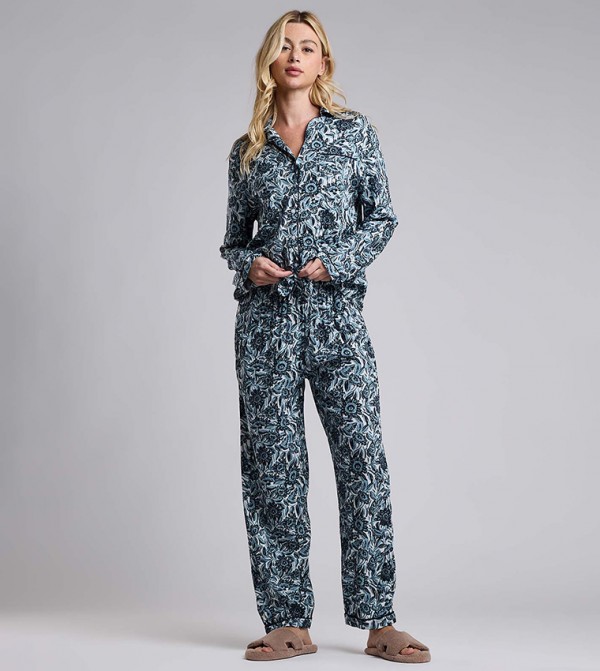 R&B Clothing - White Pyjama Set