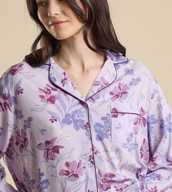 أر آند بي أر آند بي - بنفسجي  Pyjama Set