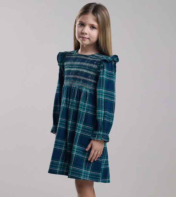 R&B  Casual Dress - Teal Casual Dress