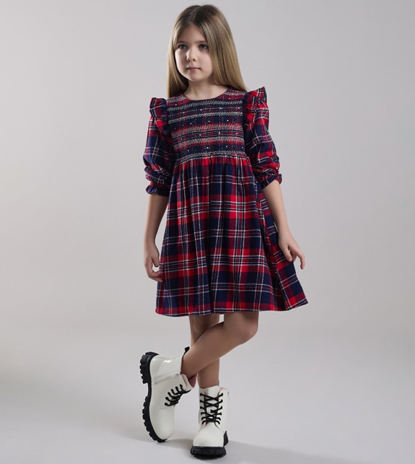 R&B  Casual Dress - Red Casual Dress