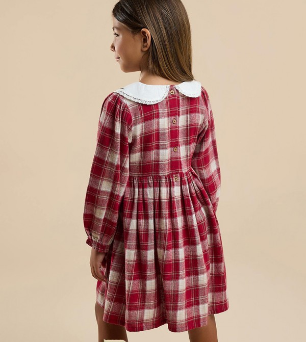 R&B  Dresses - Red Casual Dress