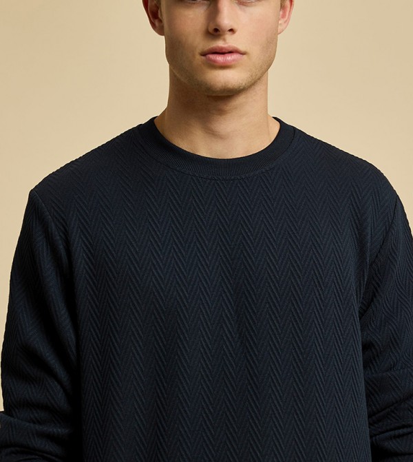 R&B  Hoodies & Sweatshirts - Navy Sweatshirts