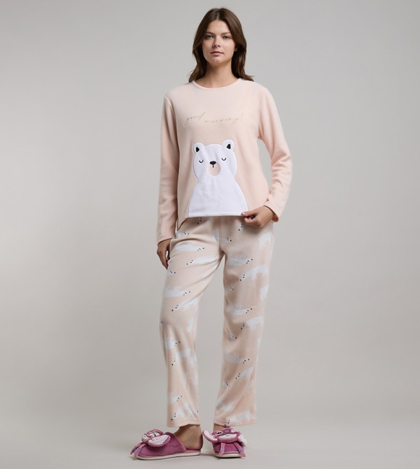 R&B Sleepwears & Loungewears - Peach Pyjama Set