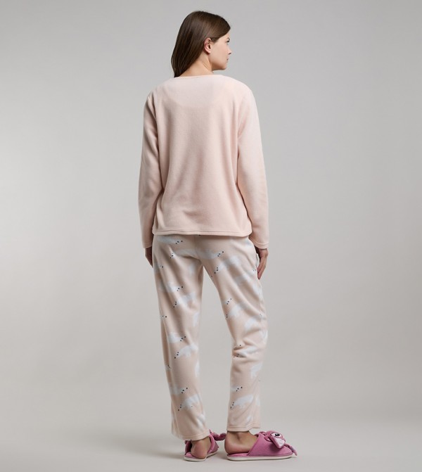 R&B Sleepwears & Loungewears - Peach Pyjama Set