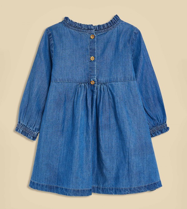R&B  Dresses - Blue Casual Dress