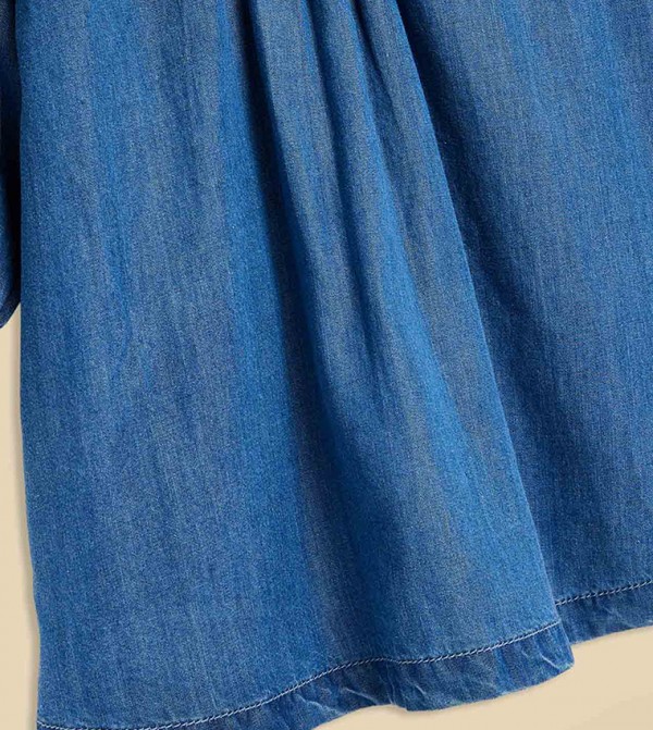 R&B  Dresses - Blue Casual Dress