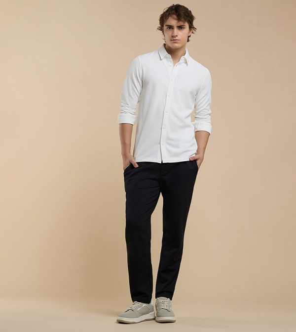 R&B Shirts - Ivory Long Sleeves