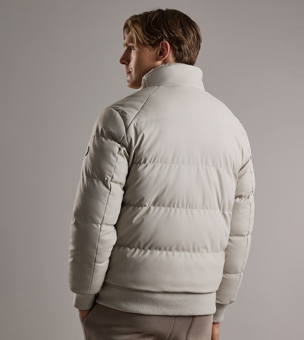 R&B  - Beige Puffer Jackets