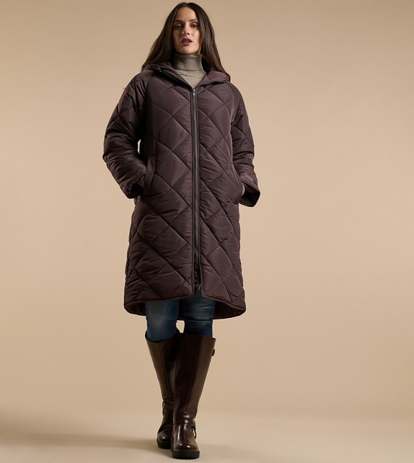 أر آند بي  جاكيتات ومعاطف - بني  جاكيتات منفوخة ومبطنة 