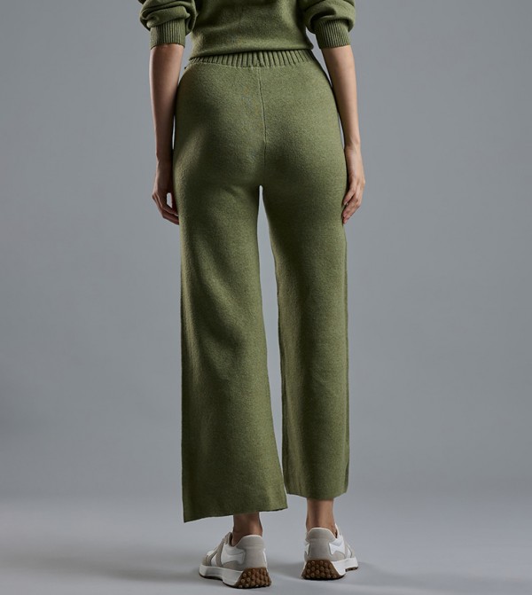 R&B Clothing - Green Casual Pants