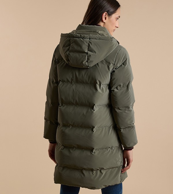 R&B Puffer & Quilted Jackets - Green Puffer & Quilted Jackets