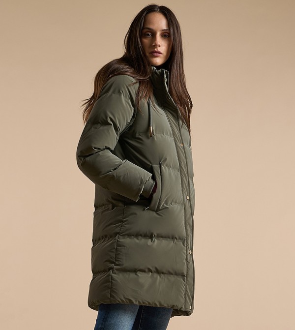 R&B Puffer & Quilted Jackets - Green Puffer & Quilted Jackets