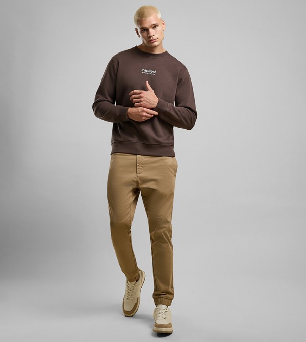 R&B  Clothing - Brown Sweatshirts