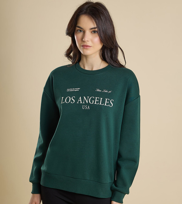 R&B  Hoodies & Sweatshirts - Green Sweatshirts