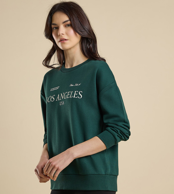 R&B  Hoodies & Sweatshirts - Green Sweatshirts
