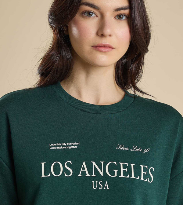 R&B  Hoodies & Sweatshirts - Green Sweatshirts