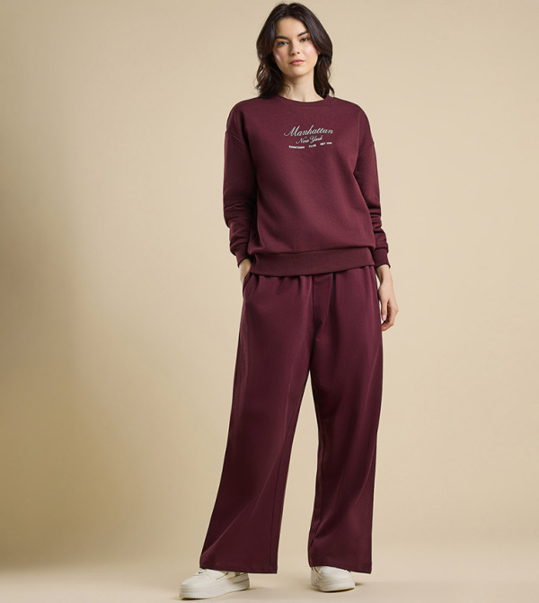 R&B  Hoodies & Sweatshirts - Red Sweatshirts