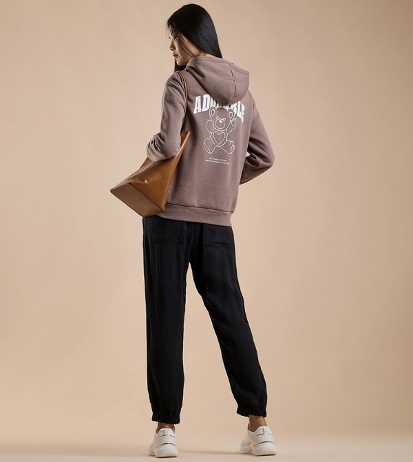 R&B  Hoodies & Sweatshirts - Brown Hoodies